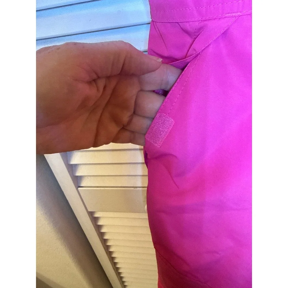 Snozu Girls Pink Fleece Lined Snow Bibs Insulated Overalls 4T